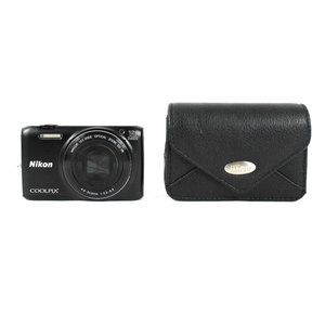 Nikon Coolpix S6800 Black 3.0" LCD 12x Zoom Digital Camera + Case + Battery + SD